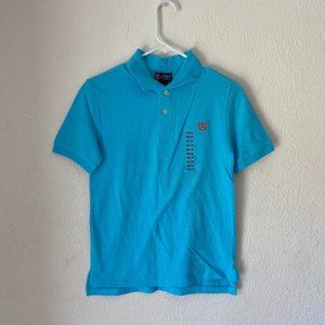 3/$30 Boys Chaps Blue T-Shirt Size M 100% Cotton NWT
